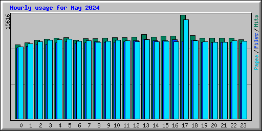 Hourly usage for May 2024